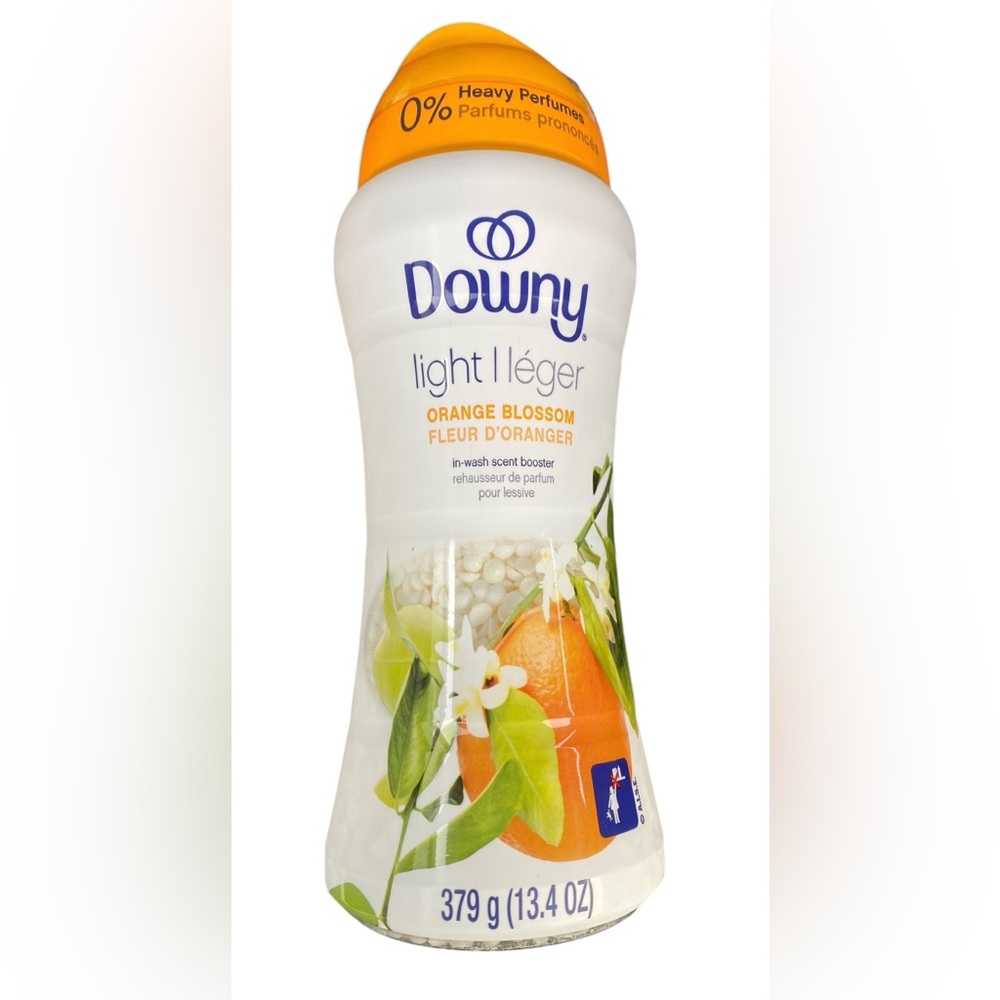 Downy Light in Wash Scent Booster Beads, Orange Blossom Scent 13.4 oz